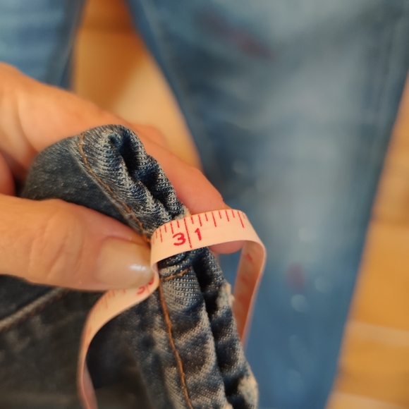 Madewell 💜 High Rise Slim Boyfriend Jeans Boyjean Paint Spatter Whisker 26 X30" - Picture 12 of 12